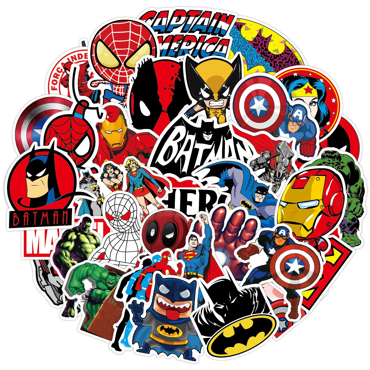 Superhero Mystery Sticker Pack